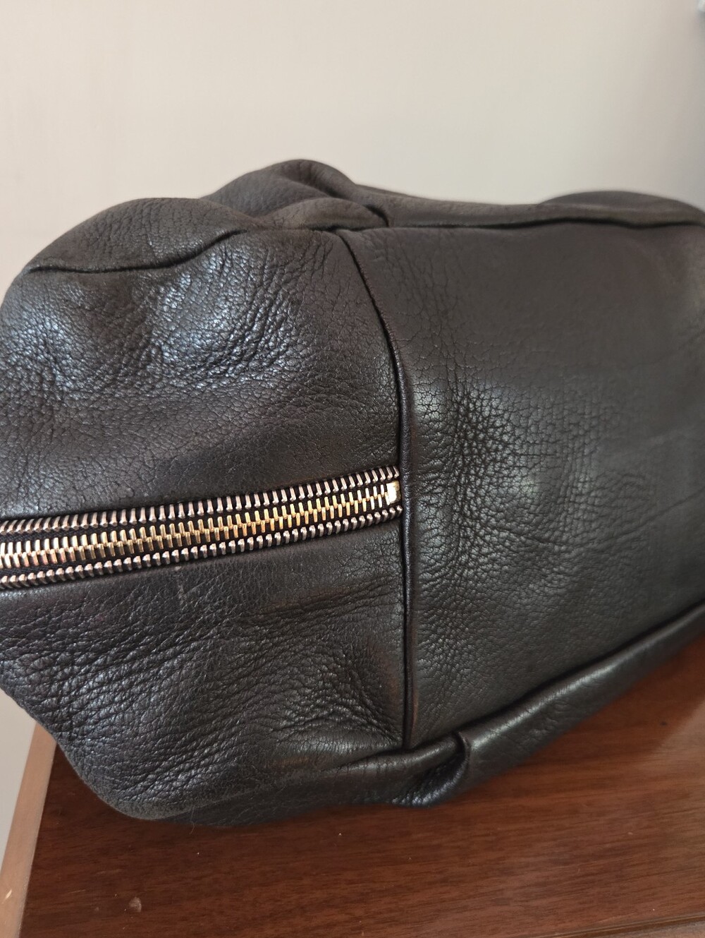 Prada Milano Sacca 2 Manici Cervo Leather Shoulder Bag - Picture 9 of 16